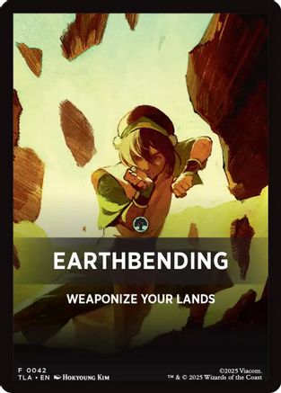Image of Earthbending Theme Card (0042) (TLA-042) - Avatar: The Last Airbender