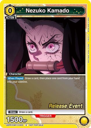 Image of Nezuko Kamado (003) (UEPR/KMY-3-003) - UEX05BT Demon Slayer Kimetsu no Yaiba Vol2 Release Event Cards