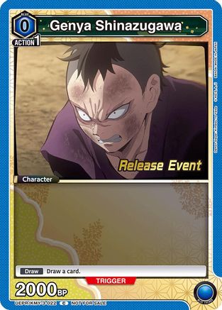 Image of Genya Shinazugawa (022) (UEPR/KMY-3-022) - UEX05BT Demon Slayer Kimetsu no Yaiba Vol2 Release Event Cards