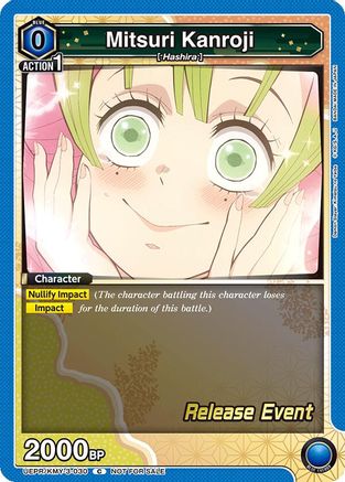 Image of Mitsuri Kanroji (030) (UEPR/KMY-3-030) - UEX05BT Demon Slayer Kimetsu no Yaiba Vol2 Release Event Cards