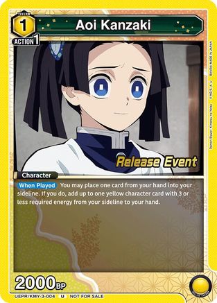 Image of Aoi Kanzaki (UEPR/KMY-3-004) - UEX05BT Demon Slayer Kimetsu no Yaiba Vol2 Release Event Cards