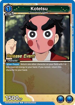 Image of Kotetsu (UEPR/KMY-3-027) - UEX05BT Demon Slayer Kimetsu no Yaiba Vol2 Release Event Cards