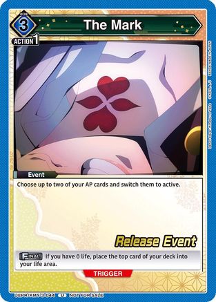 Image of The Mark (UEPR/KMY-3-044) - UEX05BT Demon Slayer Kimetsu no Yaiba Vol2 Release Event Cards