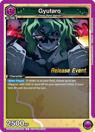 Image of Gyutaro (UEPR/KMY-3-050) - UEX05BT Demon Slayer Kimetsu no Yaiba Vol2 Release Event Cards