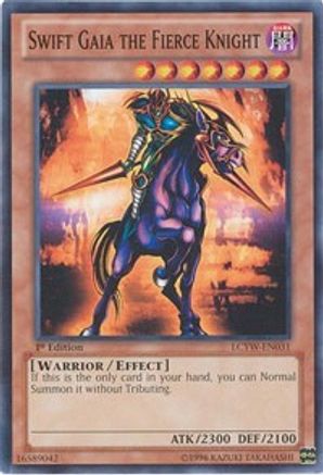 Image of Swift Gaia the Fierce Knight (LCYW-EN031) - Legendary Collection 3: Yugi's World Unlimited