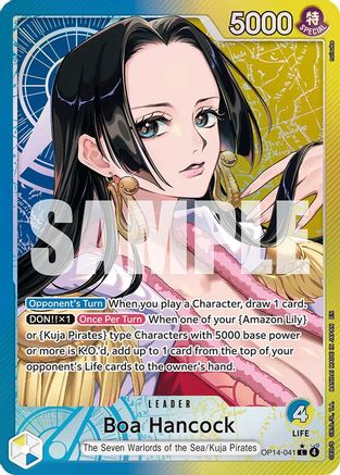 Image of Boa Hancock - OP14-041 (Alternate Art) (OP14-041) - The Azure Sea's Seven Foil