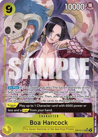 Image of Boa Hancock - OP14-112 (Alternate Art) (OP14-112) - The Azure Sea's Seven Foil