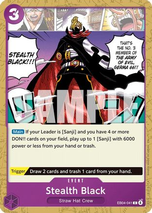 Image of Stealth Black (EB04-041) - The Azure Sea's Seven