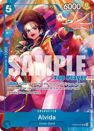 Image of Alvida (CS 25-26 Top Player Pack Vol. 2) (OP09-043) - One Piece Promotion Cards Foil