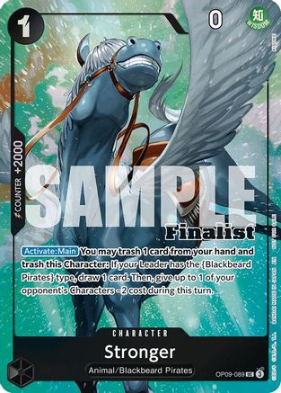 Image of Stronger (CS 25-26 Finalist Card Set 2) (OP09-089) - One Piece Promotion Cards Foil