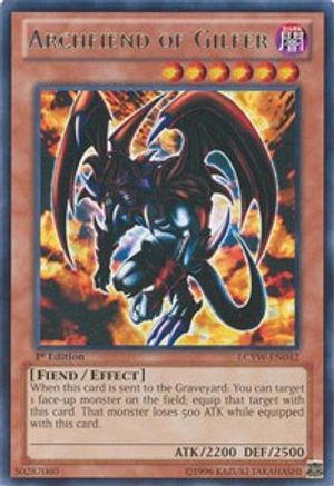 Image of Archfiend of Gilfer (LCYW-EN042) - Legendary Collection 3: Yugi's World Unlimited