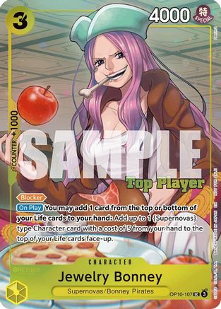 Image of Jewelry Bonney (CS 25-26 Top Player Pack Vol. 2) (OP10-107) - One Piece Promotion Cards Foil
