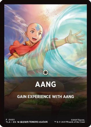 Image of Aang Theme Card (TLA-001) - Avatar: The Last Airbender