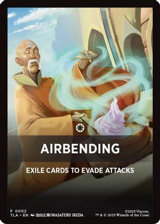 Image of Airbending Theme Card (TLA-002) - Avatar: The Last Airbender