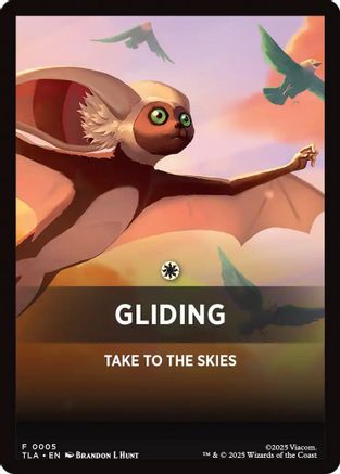 Image of Gliding Theme Card (TLA-005) - Avatar: The Last Airbender