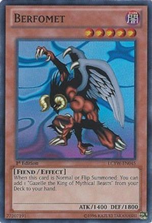Image of Berfomet (LCYW-EN045) - Legendary Collection 3: Yugi's World 1st Edition