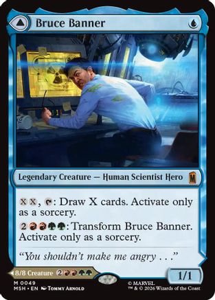 Image of Bruce Banner (MSH-049) - Marvel Super Heroes Foil