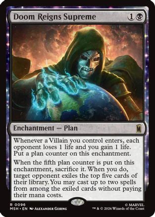 Image of Doom Reigns Supreme (MSH-096) - Marvel Super Heroes Foil