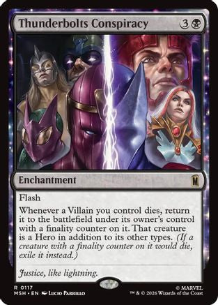 Image of Thunderbolts Conspiracy (MSH-117) - Marvel Super Heroes