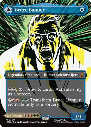 Image of Bruce Banner (Borderless) (MSH-390) - Marvel Super Heroes Foil