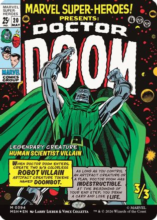 Image of Doctor Doom (Borderless) (MSH-394) - Marvel Super Heroes Foil