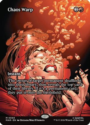 Image of Chaos Warp (Borderless) (MAR-069) - Marvel Universe Eternal-Legal