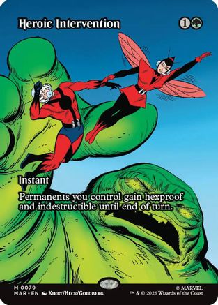 Image of Heroic Intervention (0079) (Borderless) (MAR-079) - Marvel Universe Eternal-Legal