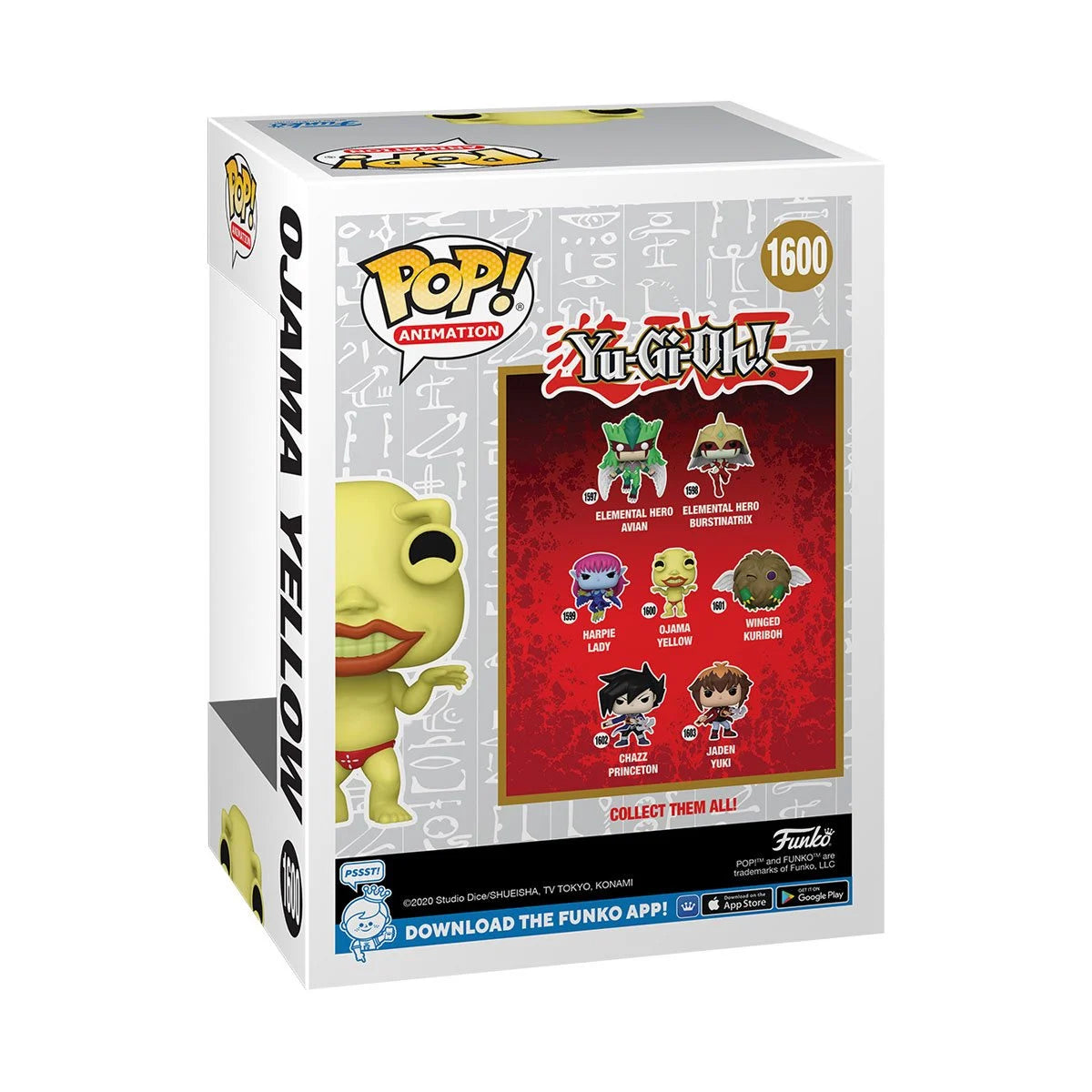 Image of Yu-Gi-Oh! Ojama Yellow Funko Pop! Vinyl Figure #1600