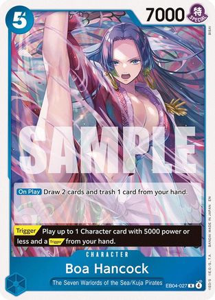Image of Boa Hancock - EB04-027 (EB04-027) - The Azure Sea's Seven Foil