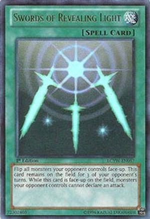 Image of Swords of Revealing Light (LCYW-EN057) - Legendary Collection 3: Yugi's World 1st Edition