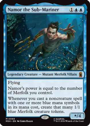 Image of Namor the Sub-Mariner (MSH-069) - Marvel Super Heroes