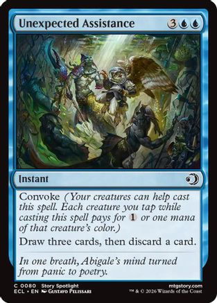 Image of Unexpected Assistance (ECL-080) - Lorwyn Eclipsed Foil