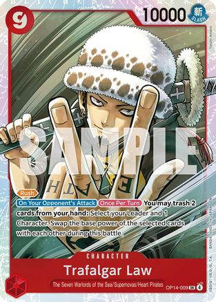 Image of Trafalgar Law - OP14-009 (OP14-009) - The Azure Sea's Seven Foil