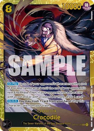 Image of Crocodile - OP14-120 (OP14-120) - The Azure Sea's Seven Foil