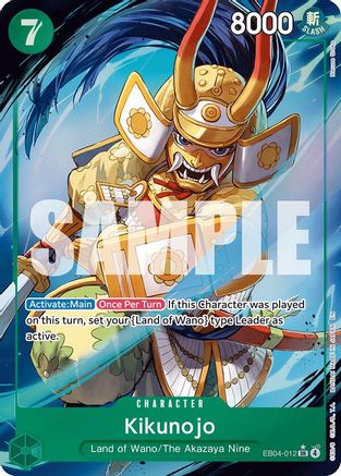Image of Kikunojo (Alternate Art) (EB04-012) - The Azure Sea's Seven Foil