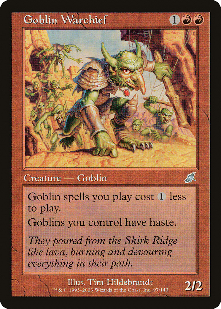 Image of Goblin Warchief (SCG-097) - Scourge