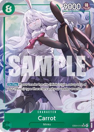 Image of Carrot (Alternate Art) (EB04-013) - The Azure Sea's Seven Foil