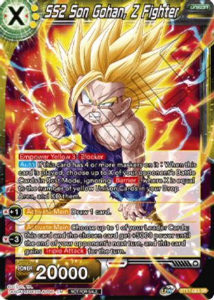 Image of SS2 Son Gohan, Z Fighter (Championship 2025 Finals Pack) (BT17-083) - Tournament Promotion Cards