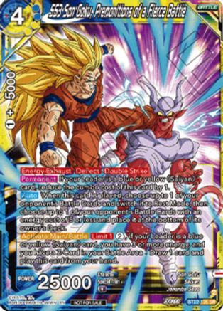 Image of SS3 Son Goku, Premonitions of a Fierce Battle (Championship 2025 Finals Pack) (BT22-135) - Tournament Promotion Cards