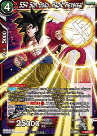 Image of SS4 Son Goku, Rapid Reversal (Championship 2025 Finals Pack) (P-625) - Tournament Promotion Cards