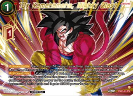 Image of 10x Kamehameha, Mighty Blast (Championship 2025 Finals Premium Pack) (EX28-03) - Tournament Promotion Cards Foil