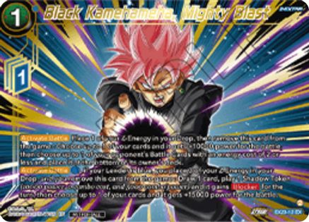 Image of Black Kamehameha, Mighty Blast (Championship 2025 Finals Premium Pack) (EX23-12) - Tournament Promotion Cards Foil