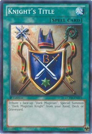 Image of Knight's Title (LCYW-EN072) - Legendary Collection 3: Yugi's World 1st Edition