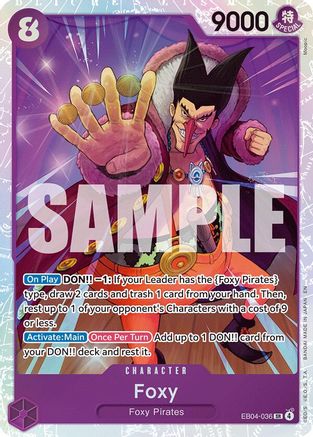 Image of Foxy (EB04-036) - The Azure Sea's Seven Foil