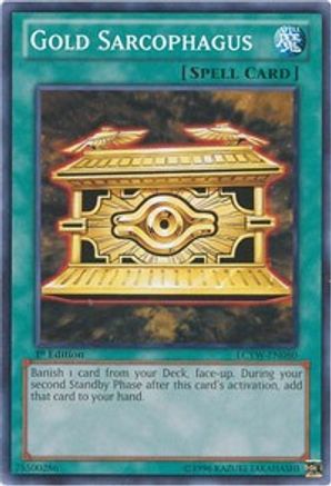Image of Gold Sarcophagus (LCYW-EN080) - Legendary Collection 3: Yugi's World 1st Edition