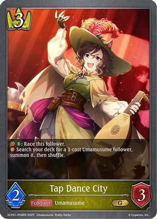 Image of Tap Dance City - P08EN (Foil) (ECP01-P08EN) - ECP01 Umamusume Pretty Derby