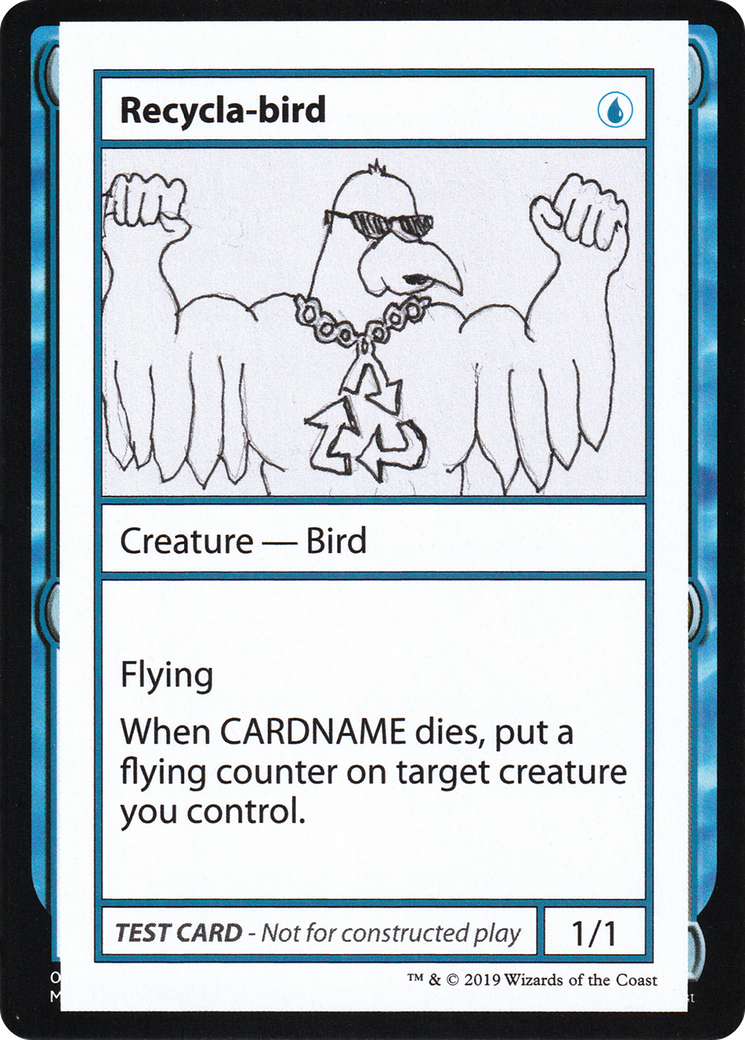 Image of Recycla-bird (No PW Symbol) (CMB1-) - Mystery Booster Playtest Cards 2021