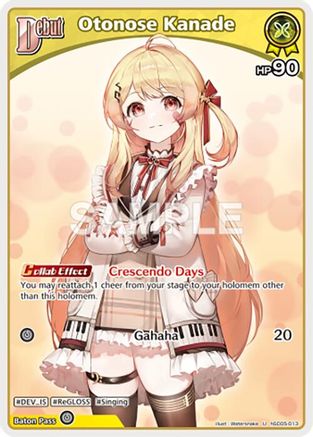 Image of Otonose Kanade (U) (hSD05-013) - SD05 Start Deck White Todoroki Hajime