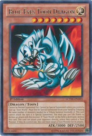 Image of Blue-Eyes Toon Dragon (LCYW-EN103) - Legendary Collection 3: Yugi's World 1st Edition