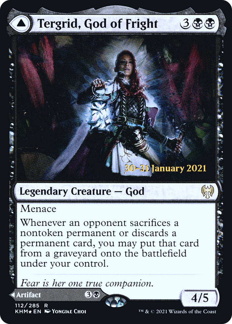 Image of Tergrid, God of Fright (PRE-112S) - Kaldheim Promos Foil